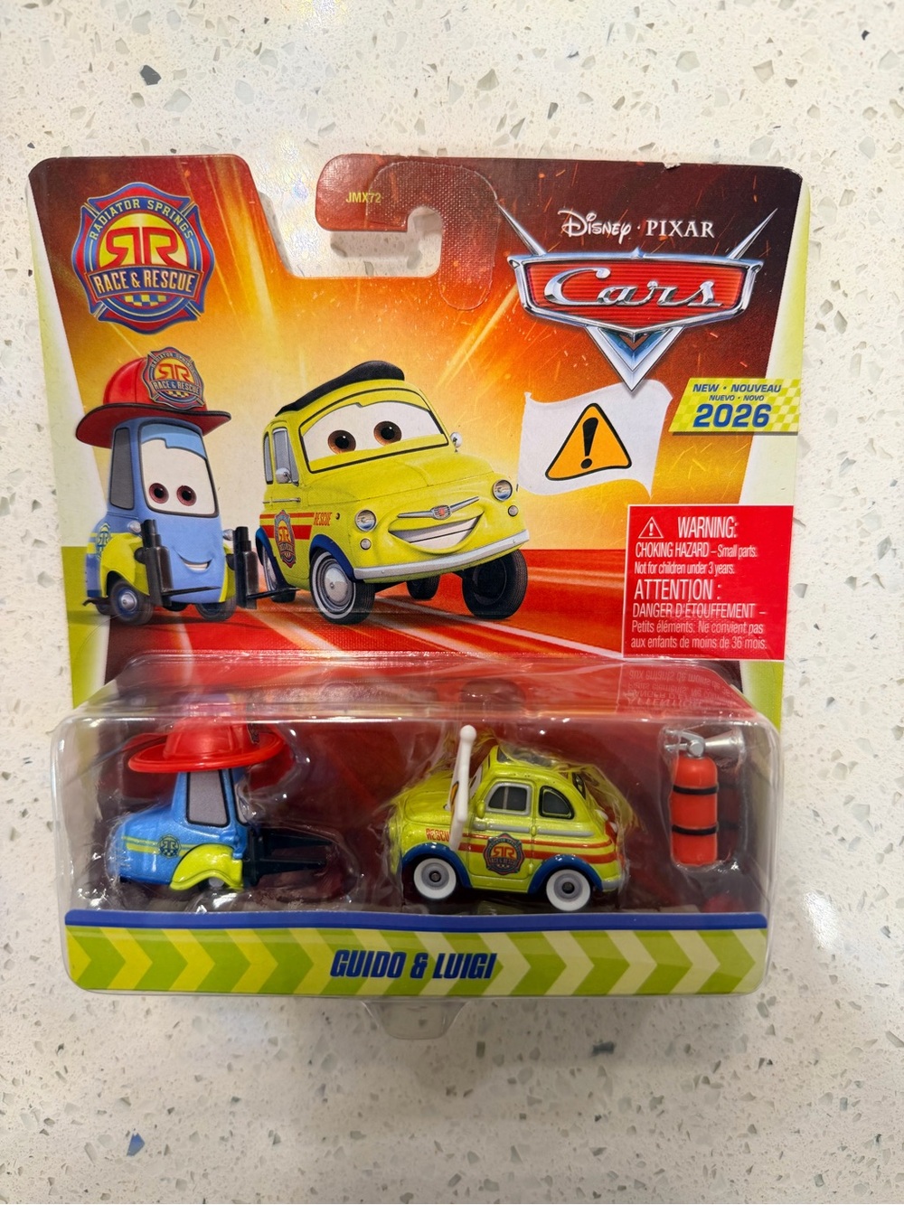 NWT Disney Cars Race & Rescue Luigi and Guido die-cast 2-pack